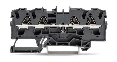 2004-1405 - TOPJOB®S feedthrough terminal block; rail mount; 4-conductor; 6.2 mm wide; black