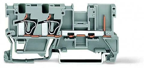 769-251 - 2-conductor/1-pin carrier terminal block; 4 mm²; for DIN-rail 35 x 15 and 35 x 7.5; CAGE CLAMP®; 4,00 mm²; gray 769-251 - 2-conductor/1-pin carrier terminal block; 4 mm²; for DIN-rail 35 x 15 and 35 x 7.5; CAGE CLAMP®; 4,00 mm²; gray