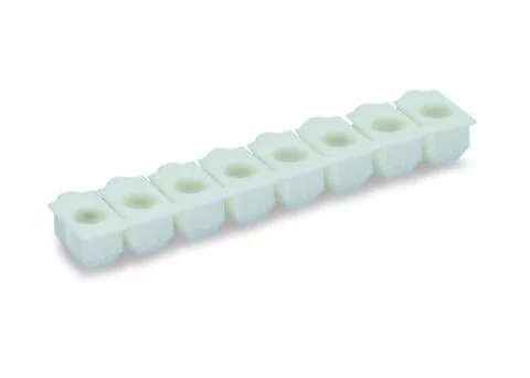 734-671 - Insulation stop; 0.08 - 0.2 mm² s (0.14 mm² f-st); 8 pieces/strip; light gray
