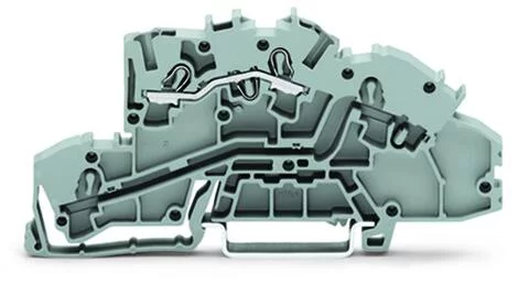 2003-7650 - Multilevel installation terminal block; with operating slots; 2.5 mm²; L; Push-in CAGE CLAMP®; 2,50 mm²; gray