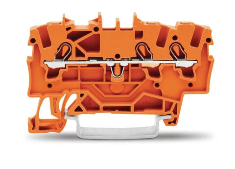 2001-1302 - TOPJOB®S feedthrough terminal block; rail mount; 3-conductor; 4.2 mm wide; orange 2001-1302 - TOPJOB®S feedthrough terminal block; rail mount; 3-conductor; 4.2 mm wide; orange