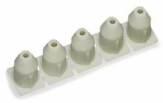 280-471 - Insulation stop; 0.25 - 0.5 mm²; 5 pieces/strip; light gray