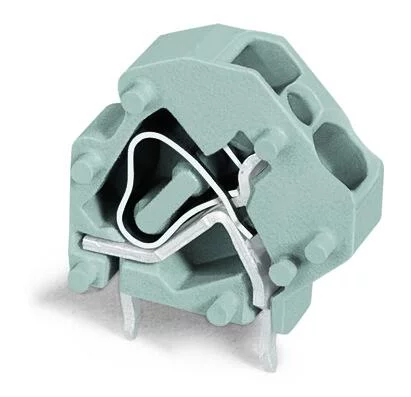 745-3807 - Stackable PCB terminal block; 4 mm²; Pin spacing 5 mm; 1-pole; CAGE CLAMP®; 4,00 mm²; green-yellow