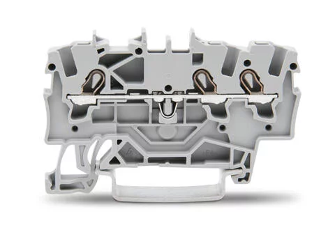 2001-1301 - TOPJOB®S feedthrough terminal block; rail mount; 3-conductor; 4.2 mm wide; gray 2001-1301 - TOPJOB®S feedthrough terminal block; rail mount; 3-conductor; 4.2 mm wide; gray