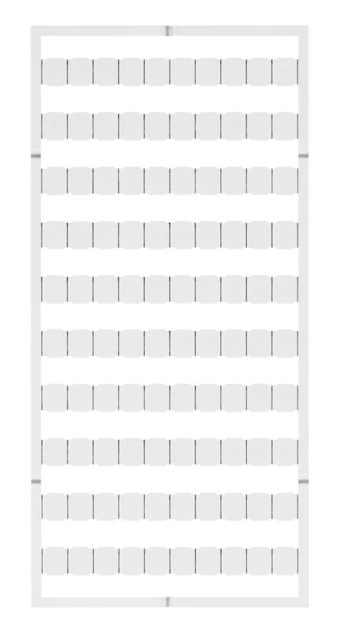 799-501 - WTB marking card; as card; not stretchable; plain; snap-on type; white