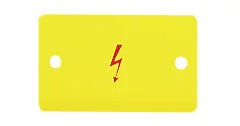 400-473/473-327 - Protective warning marker; yellow
