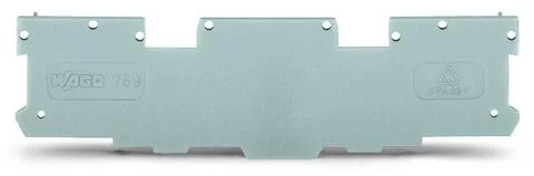 769-309 - End and intermediate plate; 1.1 mm thick; gray 769-309 - End and intermediate plate; 1.1 mm thick; gray