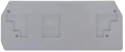 283-325 - End and intermediate plate; 2.5 mm thick; gray