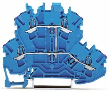 2002-2209 - TOPJOB®S double-deck terminal block; internally commoned; rail mount; 4-conductor; 5.2 mm wide; blue 2002-2209 - TOPJOB®S double-deck terminal block; internally commoned; rail mount; 4-conductor; 5.2 mm wide; blue