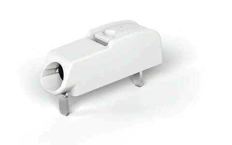 2060-1451/998-404 - THR PCB terminal block; push-button; Push-in CAGE CLAMP; AWG 24 - 18; Pin spacing 4 mm; 1-pole; in tape-and-reel packaging; white