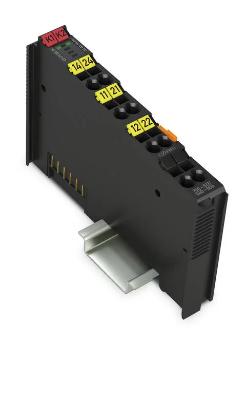 750-517/040-000 - 2-channel relay output; AC 250 V; 1 A; 2 changeover contacts; Extreme