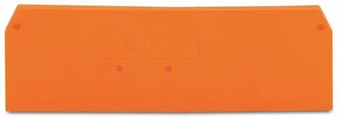279-346 - End and intermediate plate; 2 mm thick; orange