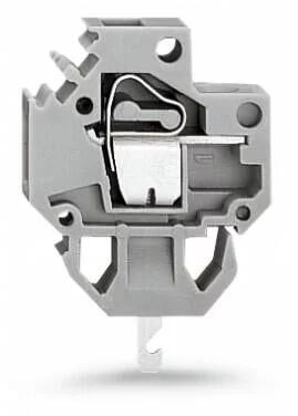 226-104 - Through-panel terminal block; modular; quick connect/solder contact 4.8 x 0.8 mm; 1-pole; for plate thickness 1.5 mm; gray 226-104 - Through-panel terminal block; modular; quick connect/solder contact 4.8 x 0.8 mm; 1-pole; for plate thickness 1.5 mm; gray