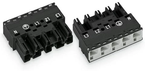 770-415 - Plug; 5-pole; 4,00 mm²; black 770-415 - Plug; 5-pole; 4,00 mm²; black