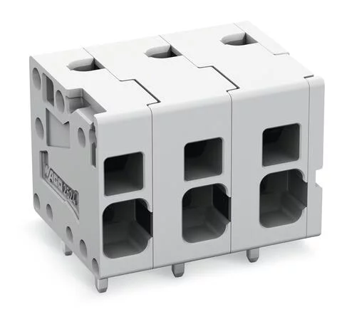 2624-1307 - PCB terminal block; 4 mm²; Pin spacing 7.5 mm; 7-pole; Push-in CAGE CLAMP®; 4,00 mm²; gray