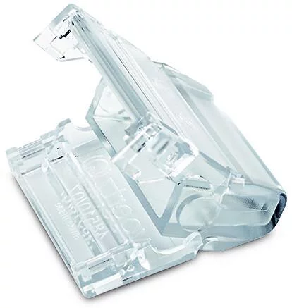 897-260 - Flat cable end cover; for flat cable 5 x 2.5 mm² + 2 x 1.5 mm²; Plastic; transparent