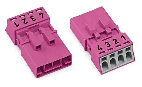 890-294 - Plug; 4-pole; 1,50 mm²; pink
