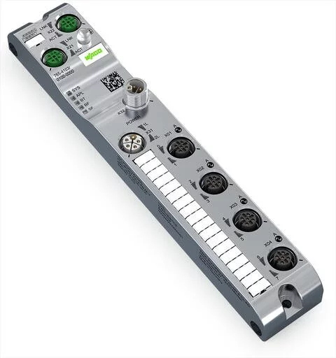 765-4203/100-000 - 4-Port-IO Link Master Class A; EtherCAT; DC 24 V / 2.0 A; 4xM12 connection; SlimLine