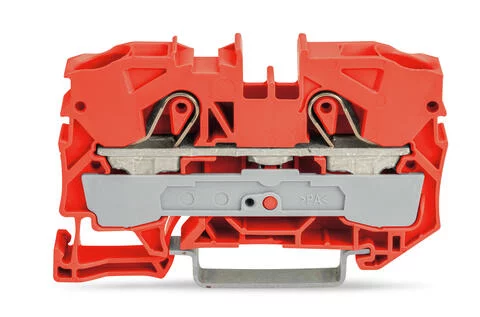 2010-1202 - TOPJOB®S feedthrough terminal block; rail mount; 2-conductor; 10 mm wide; orange