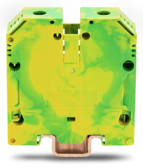 883-7007 - 2-conductor ground terminal block; 70 mm²; SCREW CLAMP CONNECTION; 70,00 mm²; green-yellow 883-7007 - 2-conductor ground terminal block; 70 mm²; SCREW CLAMP CONNECTION; 70,00 mm²; green-yellow