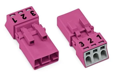 890-293 - Plug; 3-pole; 1,50 mm²; pink