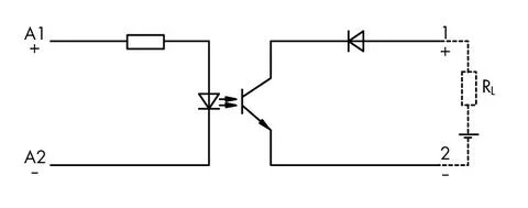 286-794 - Optocoupler module; Nominal input voltage: 24 VDC; Output voltage range: 20 … 60 VDC; Limiting continuous current: 0.1 A; 2-wire connection; Red status indicator; Module width: 10 mm; gray