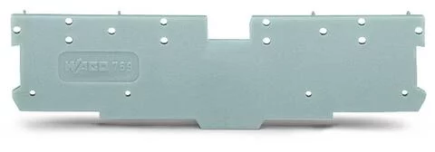 769-301 - End and intermediate plate; 1.1 mm thick; gray 769-301 - End and intermediate plate; 1.1 mm thick; gray