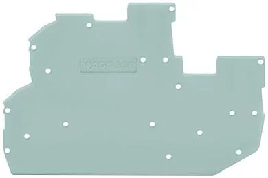 2022-2291 - End and intermediate plate; 1 mm thick; gray