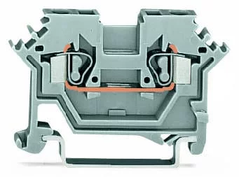 280-691 - 2-conductor through terminal block; 2.5 mm²; suitable for Ex e II applications; LATERAL MARKING; for DIN-rail 35 x 15 and 35 x 7.5; CAGE CLAMP®; 2,50 mm²; light gray