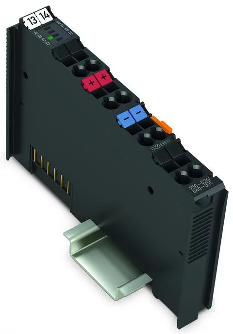 750-624/040-001 - Filter module for field-side power supply (surge); 24 VDC; Higher isolation; Without power jumper contacts; Extreme