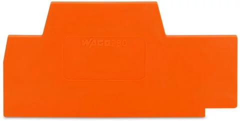 280-343 - End and intermediate plate; 2.5 mm thick; orange