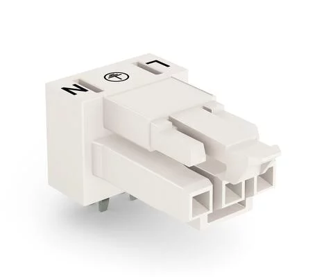 890-823/011-000 - Socket for PCBs; angled; 3-pole; Cod. A; white 890-823/011-000 - Socket for PCBs; angled; 3-pole; Cod. A; white