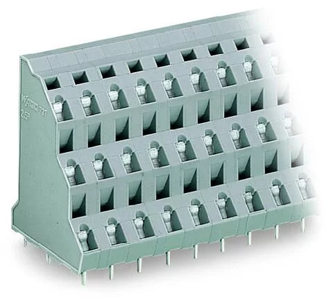 737-516 - Triple-deck PCB terminal block; 2.5 mm²; Pin spacing 7.5 mm; 48-pole; CAGE CLAMP®; 2,50 mm²; gray