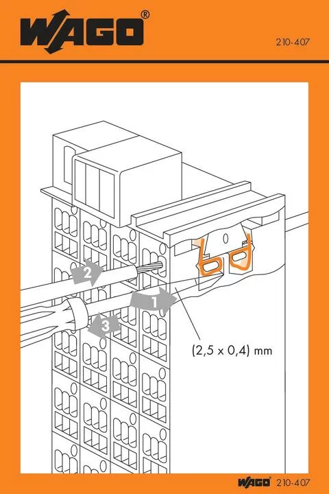 210-407 - Stickers for operating instructions