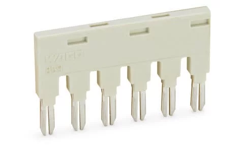 859-406/000-029 - Jumper; for jumper slot; 6-way; insulated; signal yellow