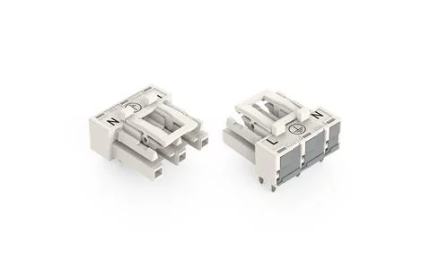 770-823/011-000 - Socket for PCBs; angled; 3-pole; Cod. A; white