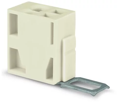 726-903 - Additional module for matrix patchboards; for snap-on fixing to mounting adapter; with contact to mounting frame; with CAGE CLAMP®; 4,00 mm²; white