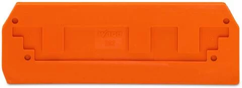 282-339 - End and intermediate plate; 2.5 mm thick; orange