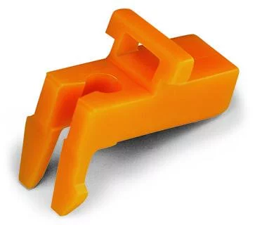 782-300 - Lock-out; prevents reclosing of slide link; Snap-in type; for 782/784/783/785 Series; orange