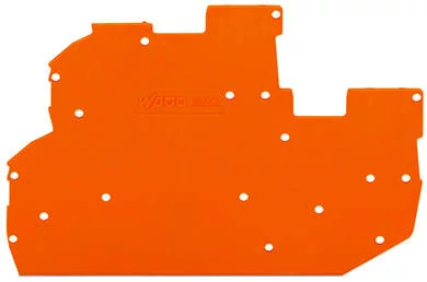 2022-2292 - End and intermediate plate; 1 mm thick; orange