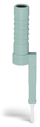 2009-174 - TOPJOB®S test plug adapter; for test plug 4 mm Ø; for testing TOPJOB®S terminal blocks; gray