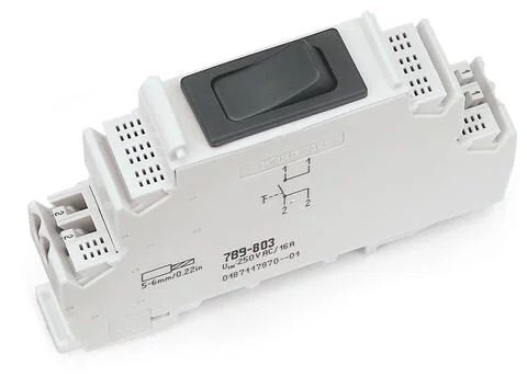 789-803 - Switching module; with off button; Switching voltage: 250 VAC; Switching current: 16 A