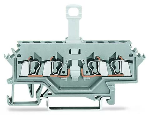 280-632 - Disconnect terminal block; 4-conductor; 5 mm wide; blue