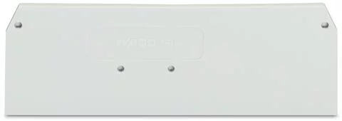280-352 - End and intermediate plate; 2.5 mm thick; light gray