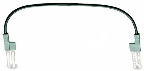 249-125 - Push-in type wire jumper; insulated; 60 mm long; black