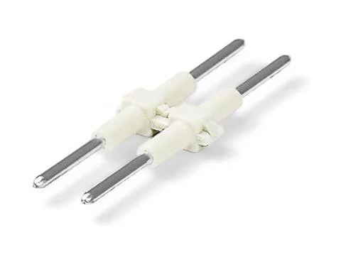 2060-952/030-000 - Board-to-Board Link; Pin spacing 4 mm; 2-pole; Length: 30 mm; white