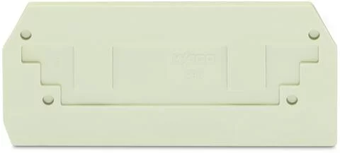 282-330 - End and intermediate plate; 2.5 mm thick; light gray