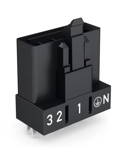 890-815 - Plug for PCBs; straight; 5-pole; Cod. A; black
