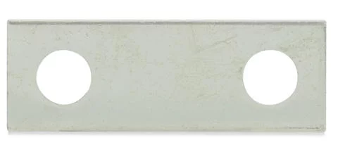 884-3542 - Jumper; for M6 stud bolts; 2-way; unplated; silver-colored