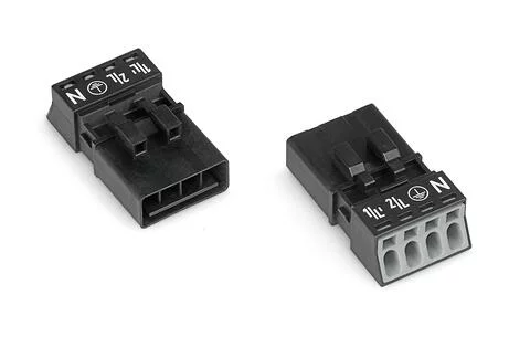 890-214 - Plug; 4-pole; 1,50 mm²; black 890-214 - Plug; 4-pole; 1,50 mm²; black